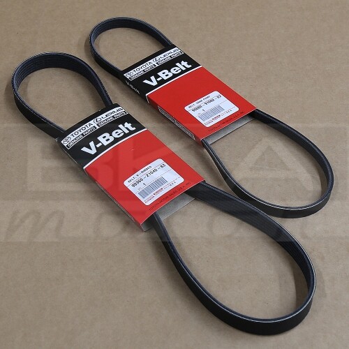 Lexus OEM Factory Alternator A/C And Power Steering Belt Set (19972001