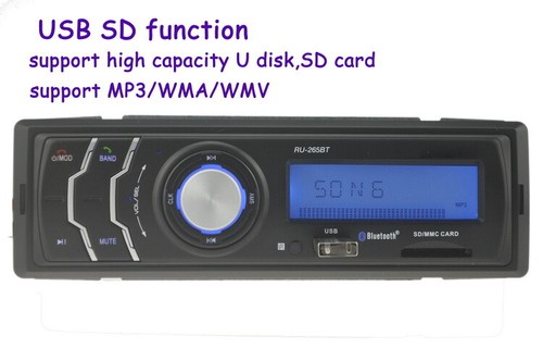 Unidad principal de radio FM en tablero reproductor de MP3 estéreo para automóvil de 1 Din AUX/USB - Imagen 19 de 23