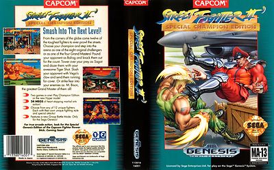 Street Fighter 2 Mega drive Genesis PAL NTS Box Art Case only | eBay