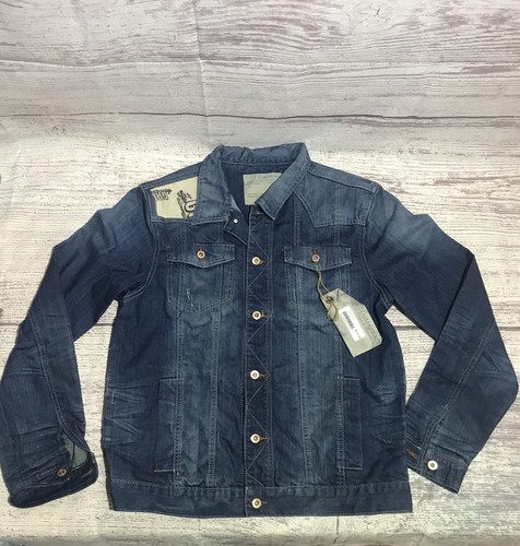 D-LUX Denim Jacket Coat NEW LARGE 
