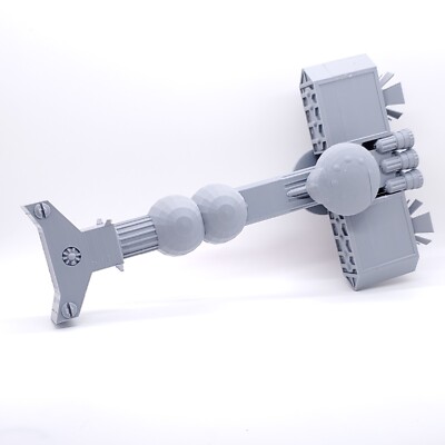 Resolute - 1'', 3'', 6'' or 12'' Model - Custom Kit Exosquad Exo Squad Space Ship 
