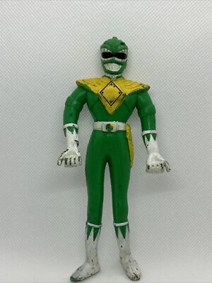 Vintage 1994 Saban Mighty Morphin Power Rangers Green Ranger Rubber ...