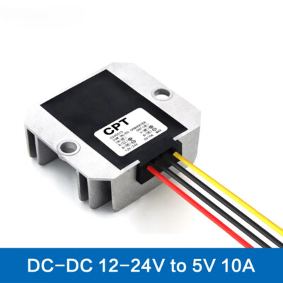 12V 24V zu 5V 5A 10A DC-DC Step Down Buck Converter Led Display Stromversorgung