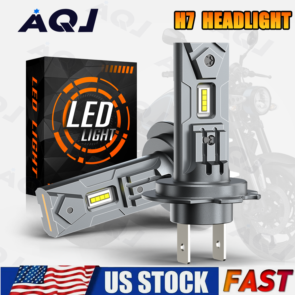 2x H7 LED Headlight Bulbs For Honda CBR1000RR 2005-2016 / CBR600RR 2003-2016 – 6000K White
