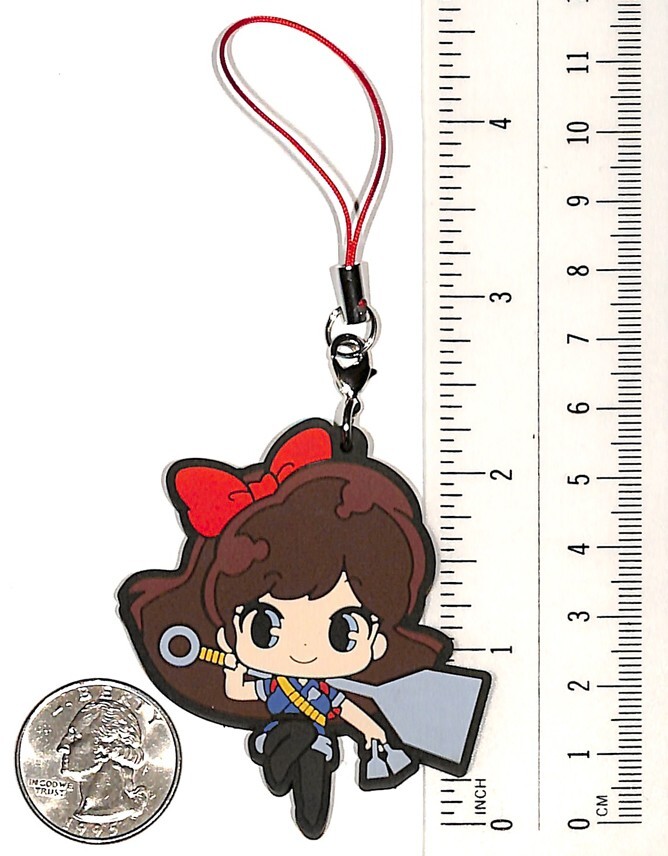 Ranma 1/2 Strap Mascot Charm Capsule Rubber 5 Ukyo Kuonji Bandai