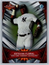 2019 bowman chrome baseball estevan florial afl arizona fall league rc