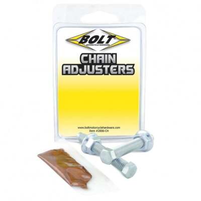 Bolt Hardware MX Motocross Kettenversteller Mutter & Bolzen - M8 (2er-Pack)