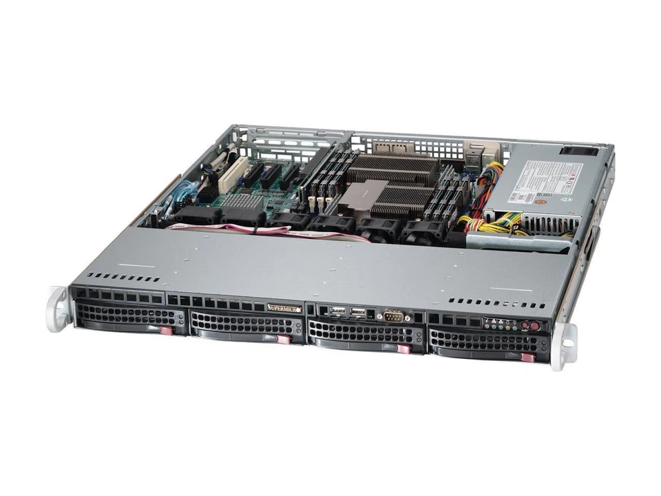 Supermicro SYS-6017B-MTF X9DBL-IF 1x Intel Xeon E5-2450v2 2.5GHz 48GB 1U Server - Image 2 of 3