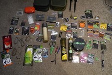 LARGE AMOUNT OF TERMINAL TACKLE WITH NASH POUCH AND ANOTHER CARP COARSE FISHNG