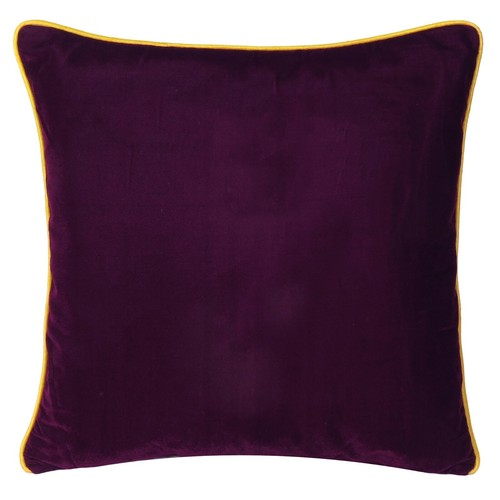 Home Decor Velvet Cushion Cover Piping Edge with Zipper Pillow Case Set of 2 - Picture 38 of 91