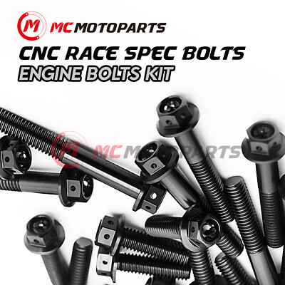 36 pcs CNC Aluminum Crankcase Cover Bolts For Kawasaki Ninja? ZX