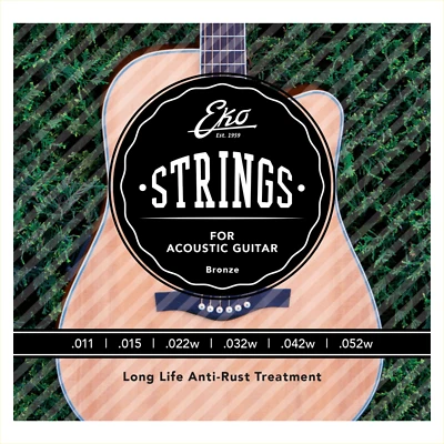 Eko Guitars Bronze Strings medium/light | 011-052 | Saiten für Westerngitarre