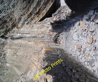 Photo 12x8 Geological detail - Warren Beach Blegbury  c2014