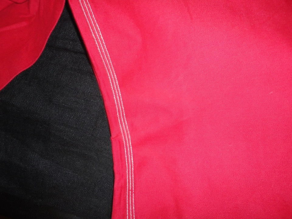 FALDA DE CAMA CROSCILL ROJA SARGA SUAVE CHINA COSIDA (1) KING SPLIT 100% ALGODÓN 14" Foto 4 de 4