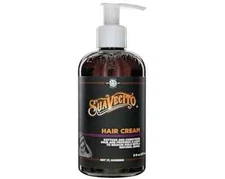 Suavecito Hair Cream Pump Bottle Medium Shine All Day Light Hold, 8 oz.