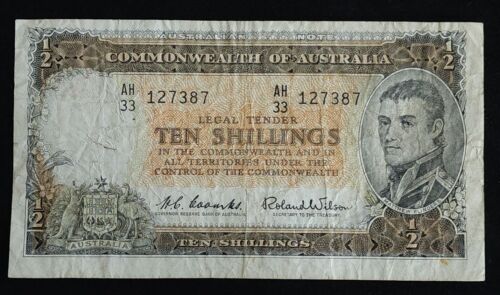Australie/Common Wealth d'Australie - 10 shillings (1961-65) VF - Photo 1/2
