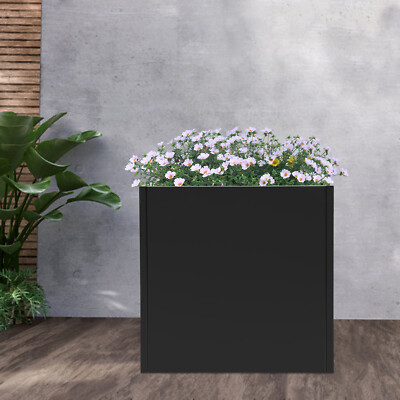 26*26*26'' Steel Planter Box Square Indoor Outdoor Planters Cube Planter Box