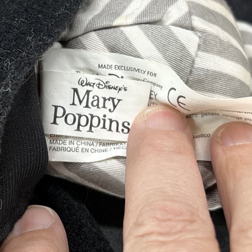 Disney Store Mary Poppins Bert der Schornsteinfeger Sitzsack Plüschanhänger 10 Zoll Vintage - Bild 10 von 12