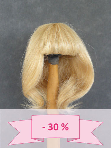 Perruque pour poupée T3 cheveux naturels Bravot atelier coiffure