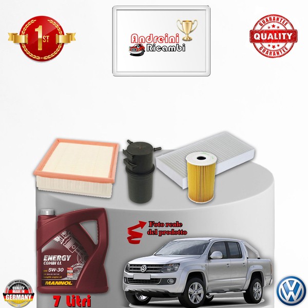 Inspektionskit Filter + ÖL VW Amarok 2.0 Tdi 120KW 163CV Von 2013->-image