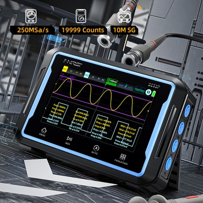 FNIRSI-2C53P Dual Channel Flat Panel Digital Oscilloscope Four and a Half Multim