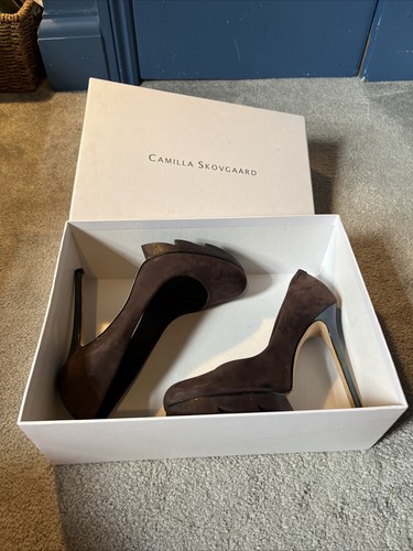 Camilla Skovgaard Saw Soled High Heels Size 5.5 UK/38 EU - Picture 4 of 5