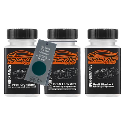 Autolack Lackstift Set für Buick Cadillac 38 105D Dark Caribe Metallic 3 x 50ml