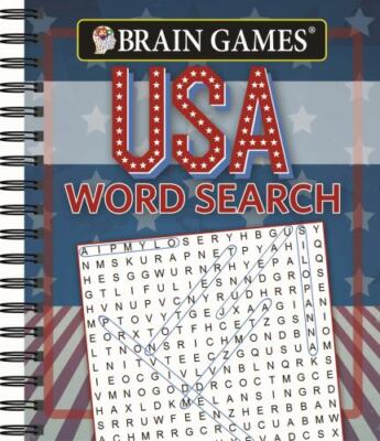 Brain Games - USA Word Search; - Publications Interna, 9781640301627, spiral-bou