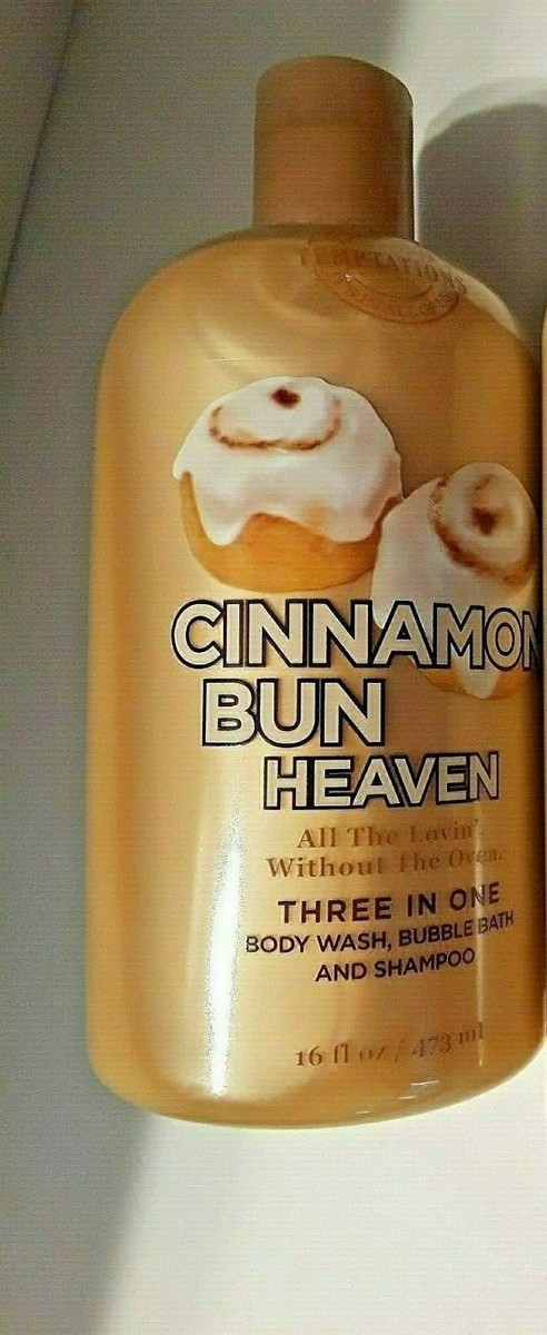 Bath & Body Works Temptations Cinnamon Bun Heaven 3in1 Wash