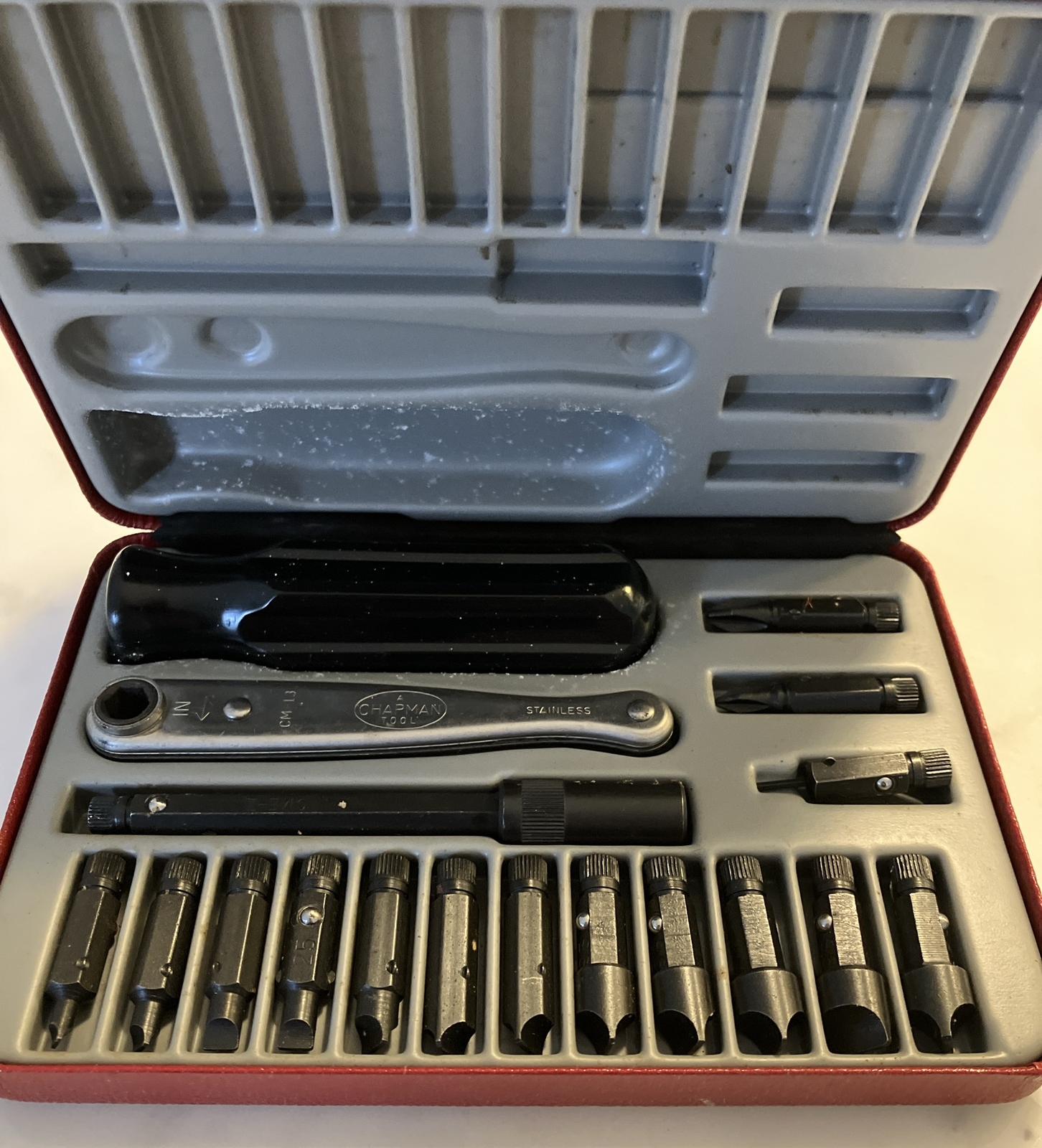 VINTAGE CHAPMAN MFG CO. GUN SCREWDRIVER KIT SET No. 9600 eBay