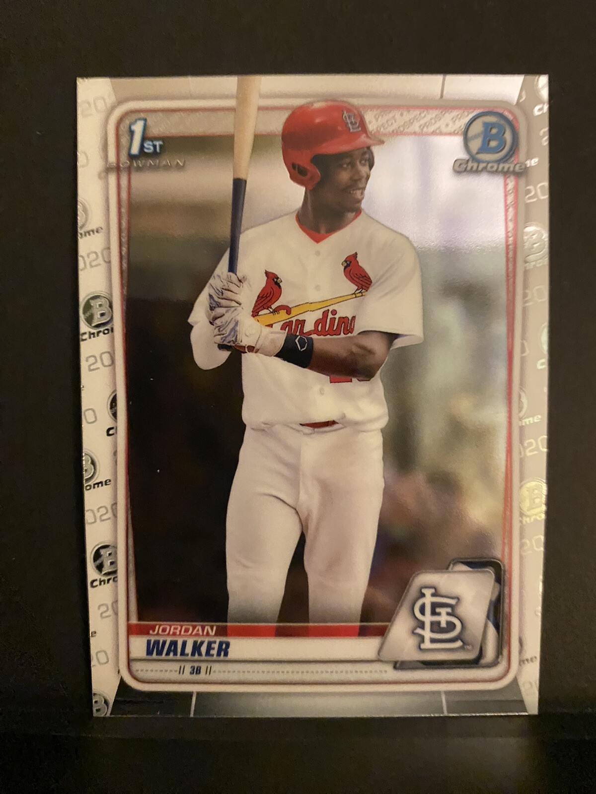 2020 Bowman Chrome Draft Jordan Walker 1st Prospect #BD-57 St. Louis Cardinals