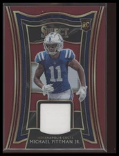 2020 Select Michael Pittman Jr #RS-MPI Rookie Swatches Red Prizm Colts
