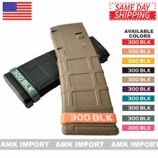 Buy 2 Get 1 Free!! 300 Blackout Upper Receiver / Magazine ID Marking Bands AAC