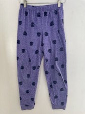 Marvel Black Panther Wakanda Forever Kids Girls 100 Polyester PJ Pants Purple L