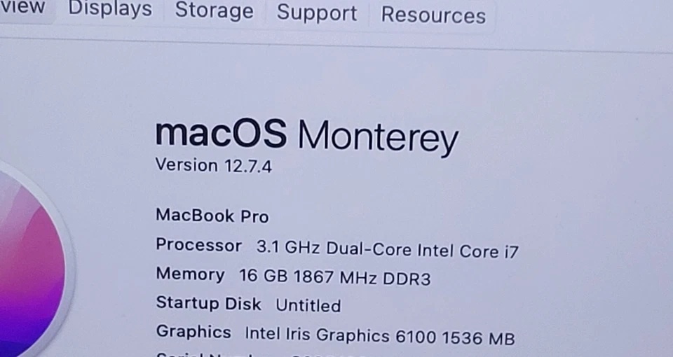 MacBook Pro RETINA 13" Core i7 TURBO 3.4GHz 16GB RAM 512GB SSD 3 YEAR WARRANTY - Image 4 of 4