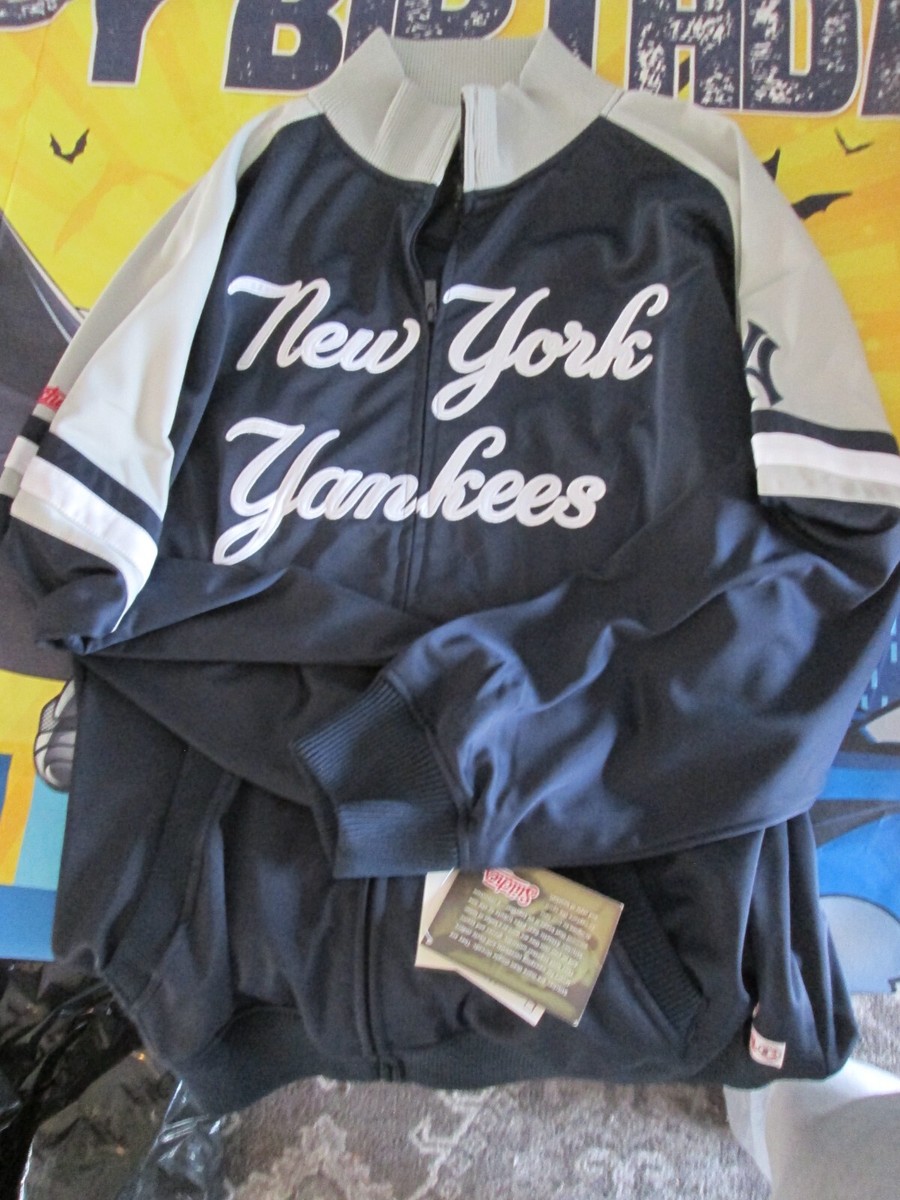 New York Yankees Stitches Jacket 2XL XXL Blue Classic Logo