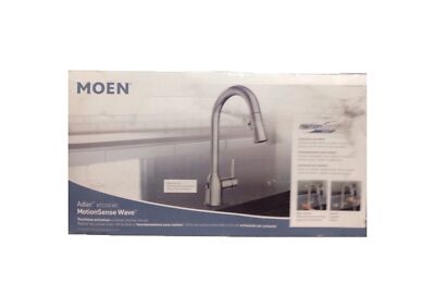 MOEN Adler Touchless Pull-Down Kitchen Faucet w/ MotionSense in Polished Chrome