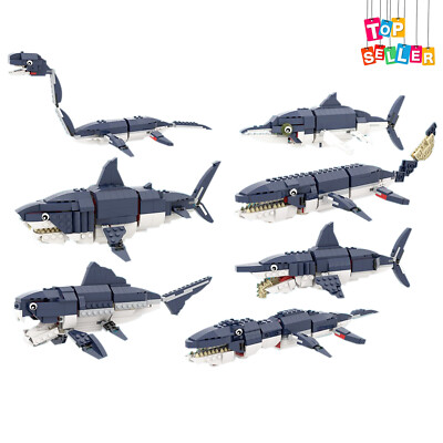 Sea-three7 30枚セット MOC: 2 to 1 Prehistoric Deep Sea Vreature Set 483 Pieces Good