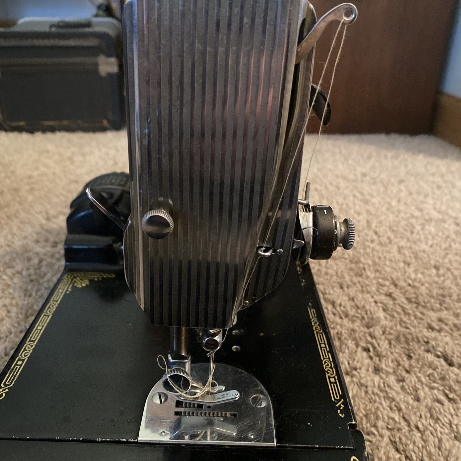 Vintage Singer Portable Electric Sewing Machine 2211 Case