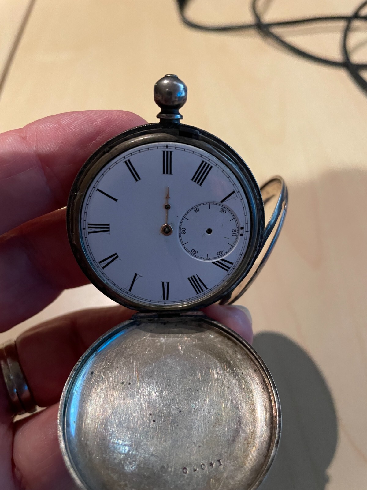 Vintage Silver Pocket Watch not working nice collection piece eBay