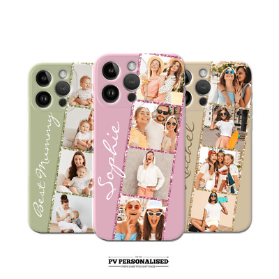 Personalisierte Handyhülle Foto Handyhülle Silikon Cover für iPhone 14 13 11 15 16