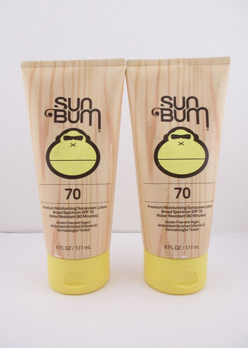 Sun Bum Premium Moisturizing Lotion SPF 70, 6 fl oz ea, 2 ct - FREE SHIPPING