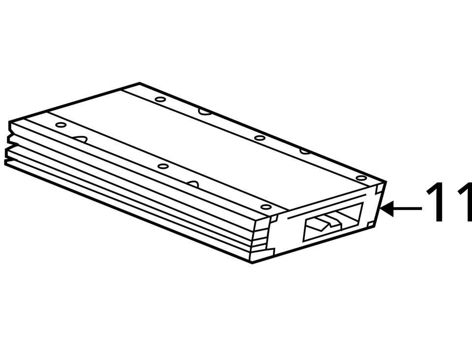 Amplificador de altavoz de radio Jeep Grand Cherokee 2011-2015 USBK3 Foto 3 de 3