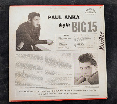LOT Of 5 LPs The Ventures Kingston Trio Paul Anka & More! Great Music!! - Picture 9 of 16