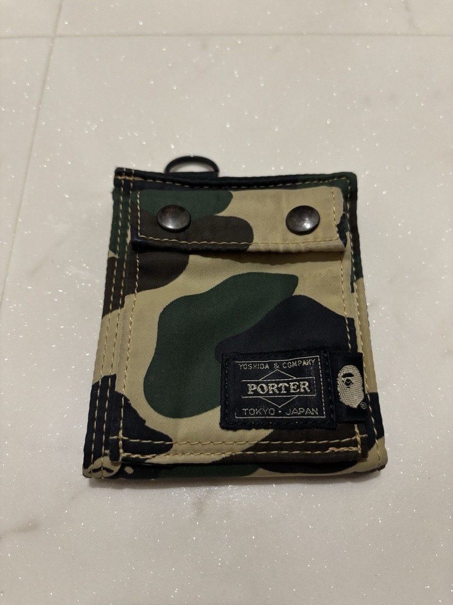 小物 BAPE X PORTER 1ST CAMO WALLET (yellow) BAPE 1st Camo x Porter Bi-Fold Wallet Yellow | eBay