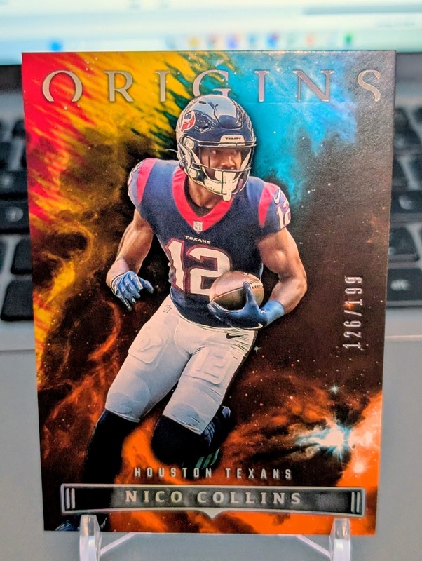 2022 Panini Origins - Nico Collins #35 Orange /199 Texans