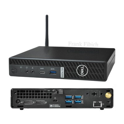 Mini PC Dell OptiPlex 7080 Micro NVMe SSD i3 i5 i7 16/32GB RAM WLAN Win 11 Pro
