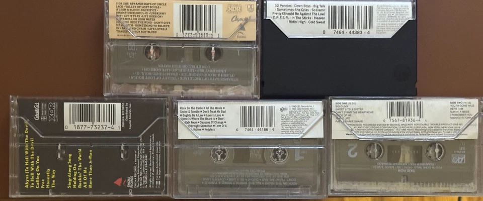 HAIR METAL - 5 CASSETTE LOT - SKID ROW/WARRENT/STRYPER/POISON/FIREHOUSE - Image 4 of 4