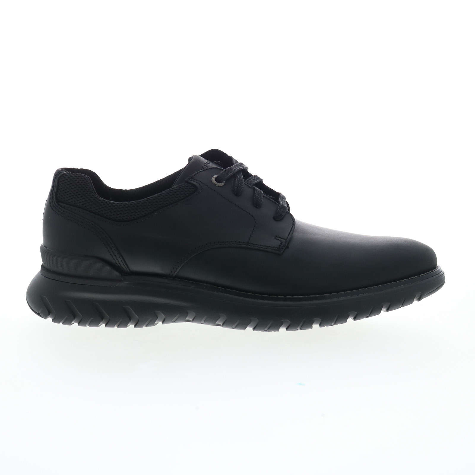 Мужские оксфорды Rockport Total Motion Sport с однотонным носком, черные, широкие оксфорды 10