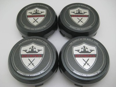 4X Center Cap For R2544Estrosa Aluminum Wheels Mg-P8189Sgm